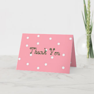 pokadots, Thank You Card