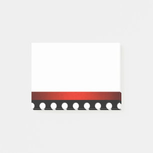 Poke A dot Red Border Post-it® Notes