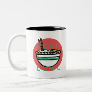 Poke Bowl Two-Tone Coffee Mug