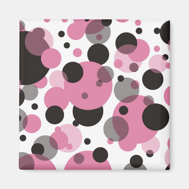 Poke dots pattern magnet (Front)
