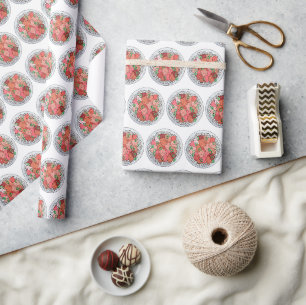Poké Hawaiian Food Raw Fish Ahi Tuna Poke Bowl Wrapping Paper