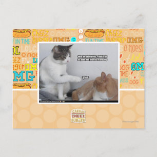 Poke. Postcard