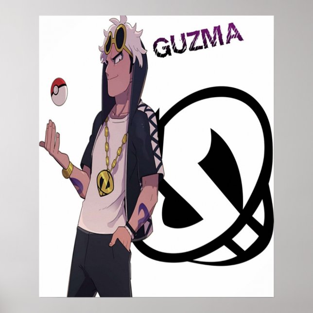 Pokémon Sun Moon  Guzma Poster (Front)