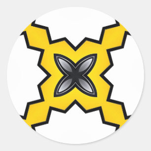 Pokemon'S X Classic Round Sticker