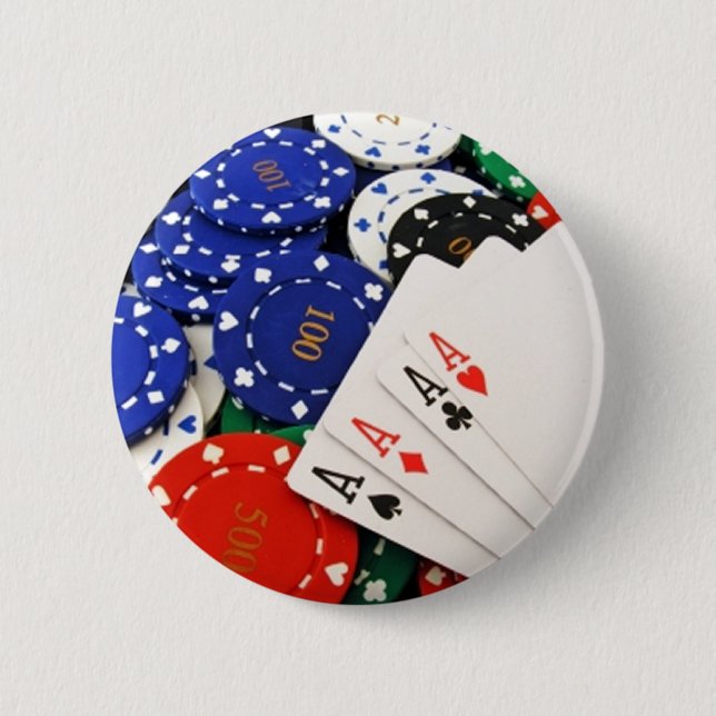 Poker 2 Inch Round Button (Front)