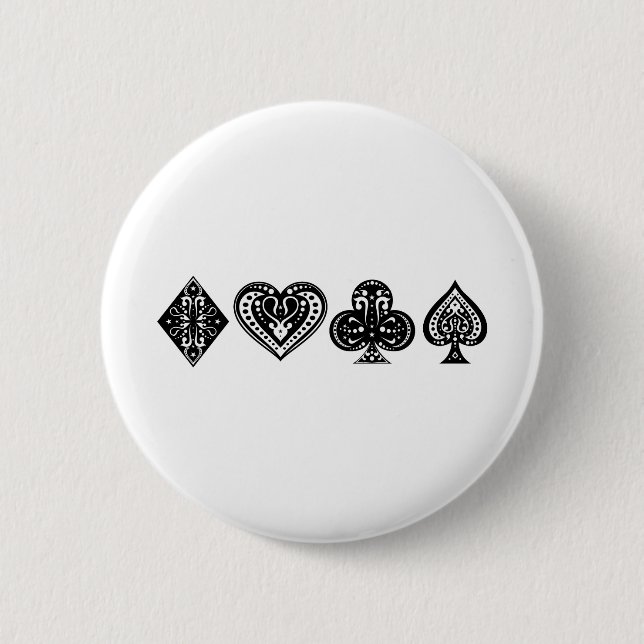 Poker 2 Inch Round Button (Front)