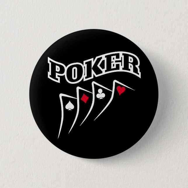 Poker 2 Inch Round Button (Front)