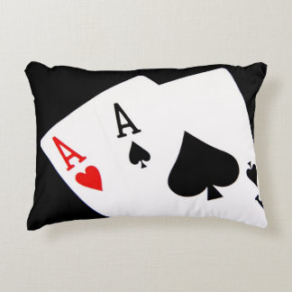 Poker Accent Pillow