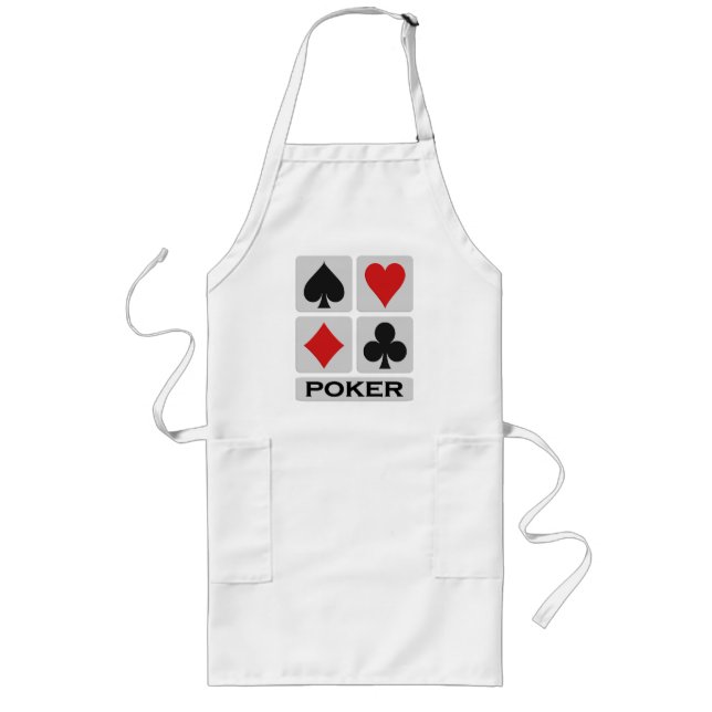 Poker apron - choose style & colour (Front)