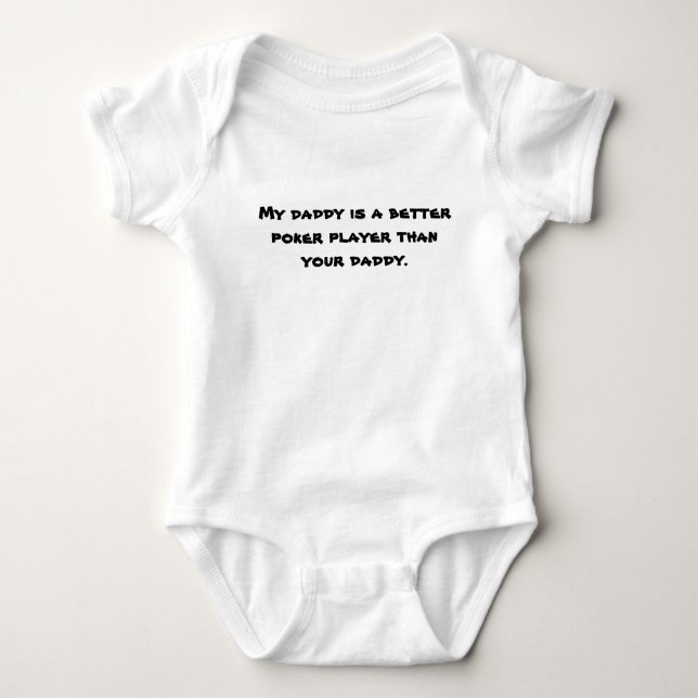Poker Baby Bodysuit (Front)