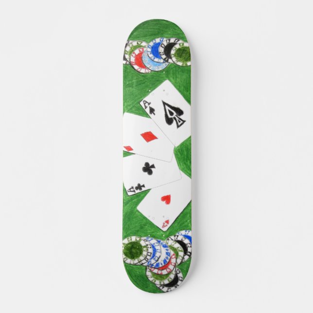 Poker Board by DJ Skateboard (Front)