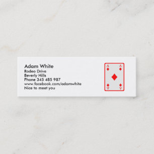Poker card ace