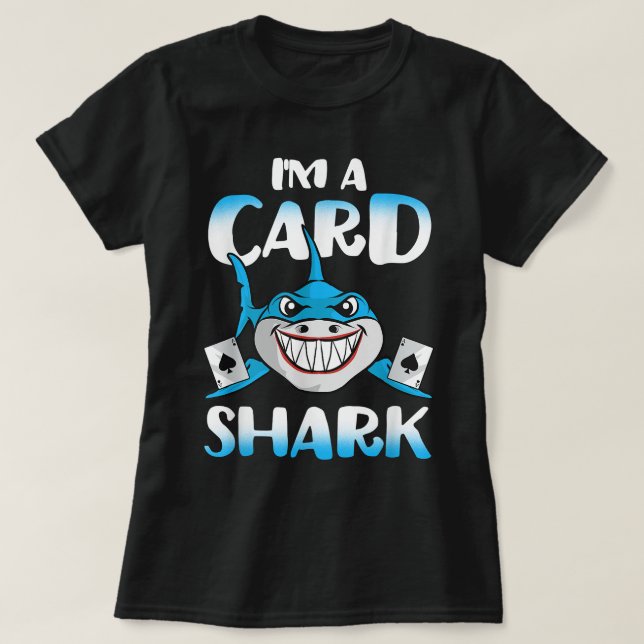 Poker - Card Shark Casino Gamble - Beach  T-Shirt (Design Front)