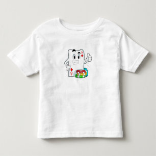Poker card with Poker chips Toddler T-shirt