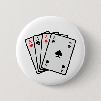 Poker cards 2 inch round button