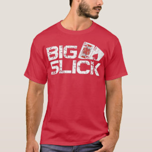 Poker Cards Ace King Vintage Big Slick  T-Shirt