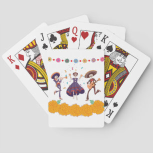 Poker Cards Dia De Muertos