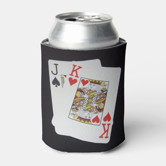 Poker Cards Jack King, Can Cooler (Can Front)