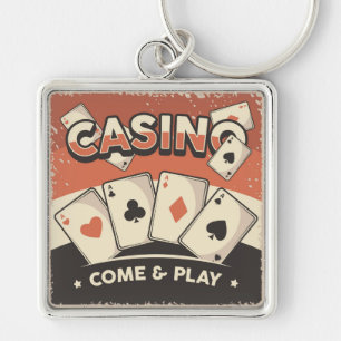 Poker Cards Keychain