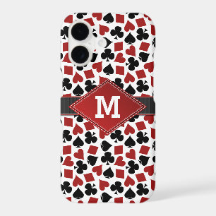 Poker Casino Suit Pattern Monogram