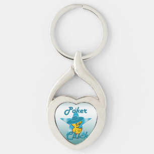Poker Chick #7 Keychain
