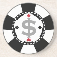 Poker Chip Coaster