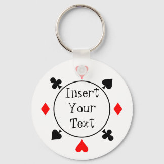 Poker Chip Keychain