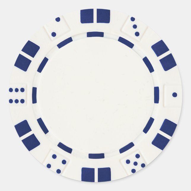 poker chip sticker (Front)