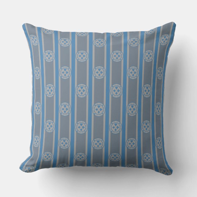 Poker Chip Throw Pillow (Front)