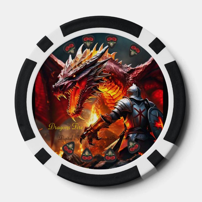 Poker Chips By James Michael Miller 5/14/2024 (Back)