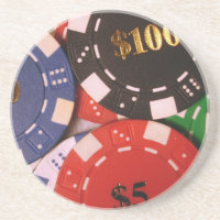 Poker Chips Coaster
