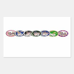 Poker Chips Galore Sticker