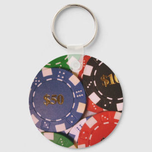 Poker Chips Keychain