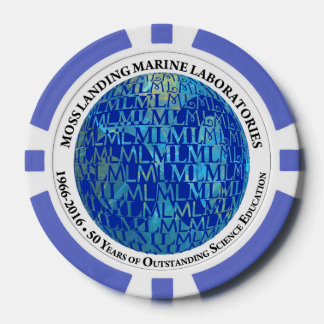 Poker Chips: MLML 50th Anniversary (globe) Chips