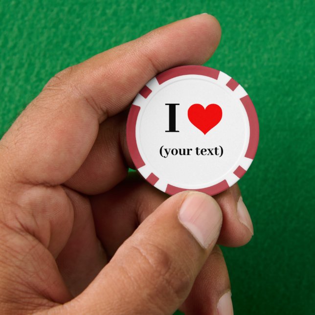 Poker Chips - Personalized - Add Image / Text (Hand)