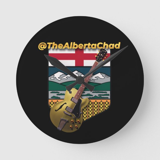 Poker Chips Round Clock (Front)