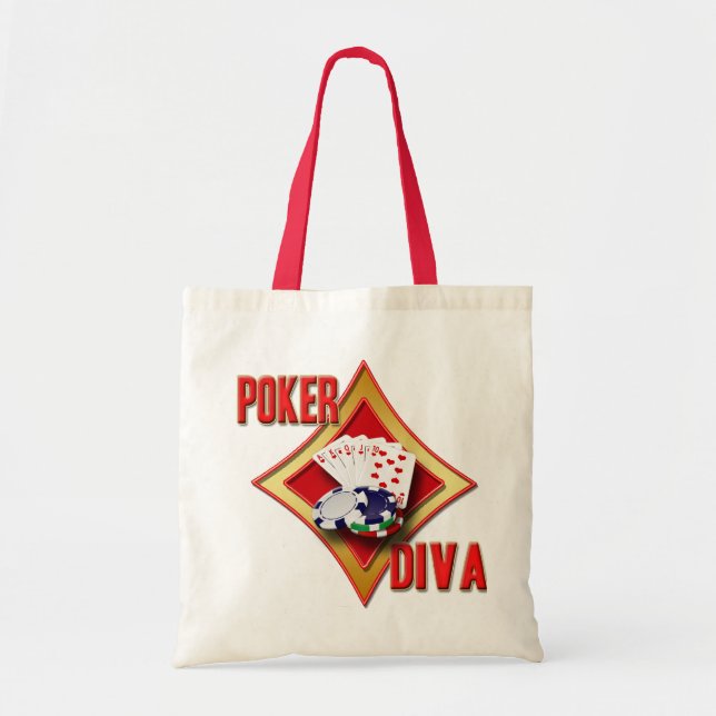 POKER DIVA TOTE BAG (Front)