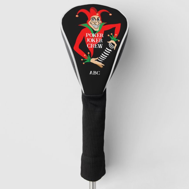 Poker Driver Cover - Customizable - Poker Joker (Front)