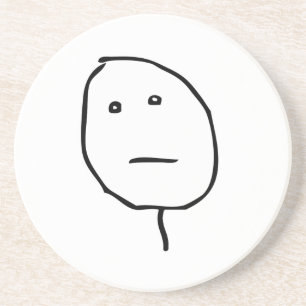 Poker Face Coaster