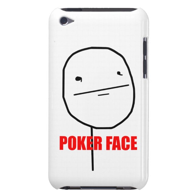 Poker Face - iPod Touch 4 Case (Back)