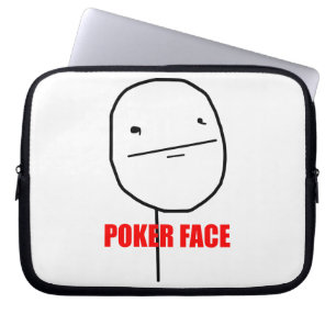 Poker Face - Laptop Sleeve