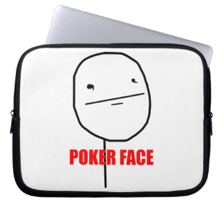 Poker Face - Laptop Sleeve