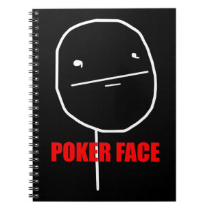 Poker Face Meme Notebook