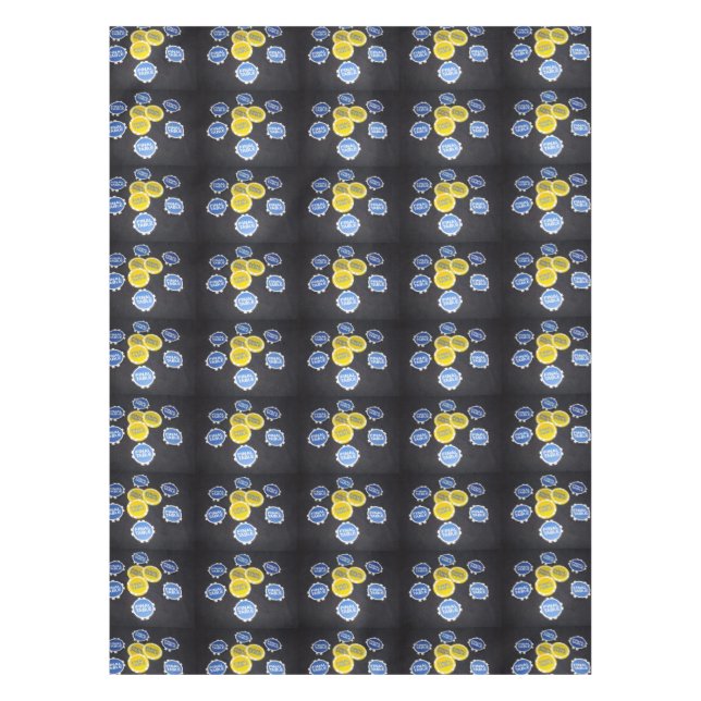 Poker Finals Table Chips, Tablecloth (Front)