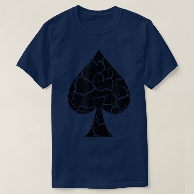 Poker Game Night Trendy Distressed T-Shirt (Design Front)