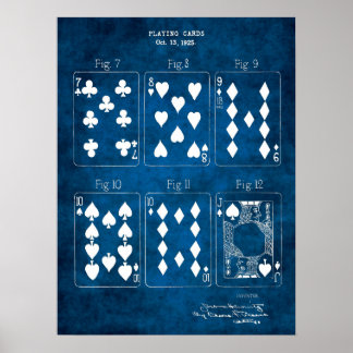Poker Game Wall Decor Print no. 2 Playing Cards