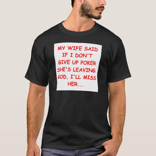 POKER gifts t-shirts (Front)