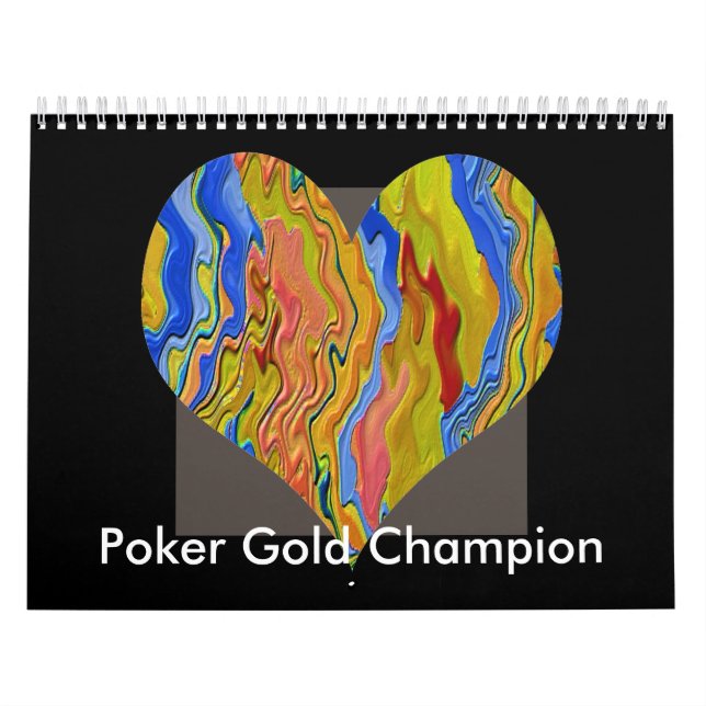Poker Gold Champion Calendar (Cover)