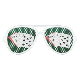 Poker Hands - Dead Man's Hand Aviator Sunglasses