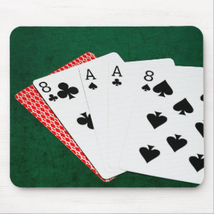 Poker Hands - Dead Man's Hand Mouse Pad